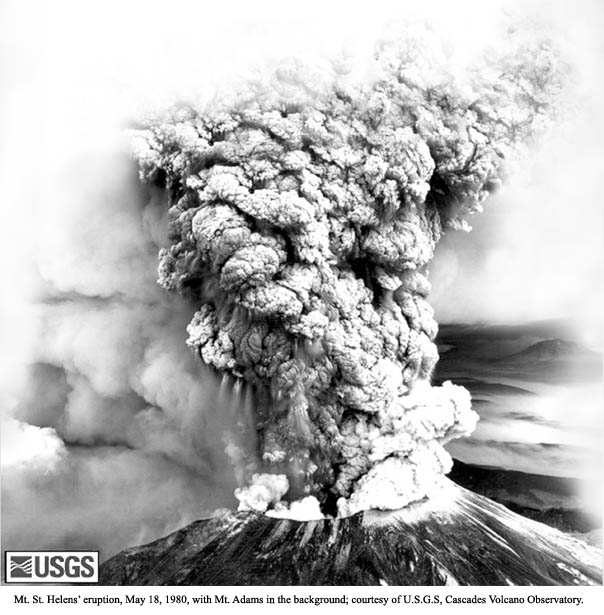Mt. St. Helen's Eruption photo USGS